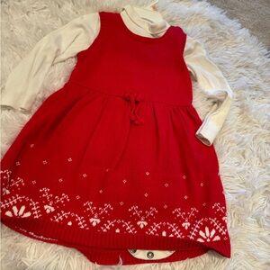 Red Carters Jumper & Turtleneck